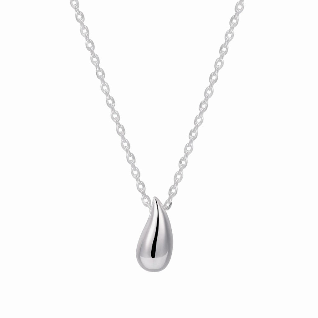 Collier larme en argent