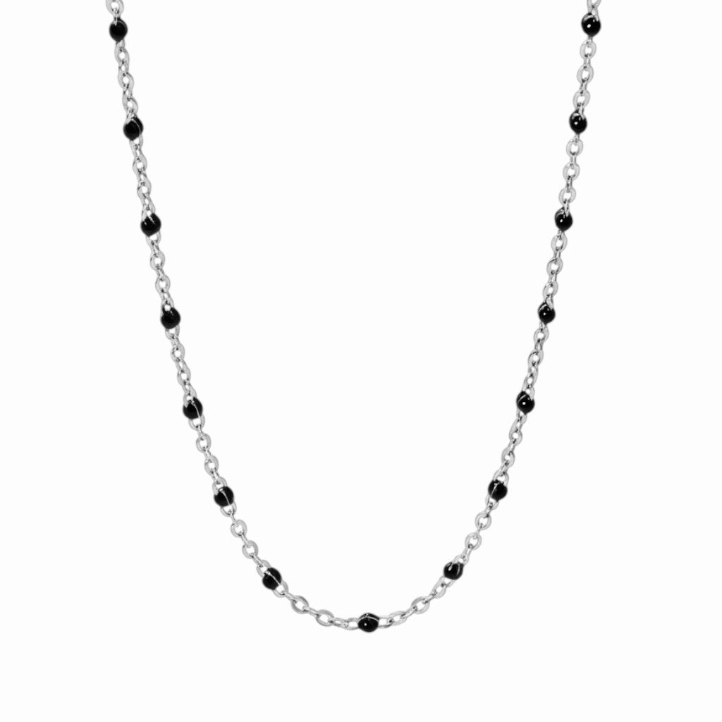 Collier Ras de Cou Perles Noires