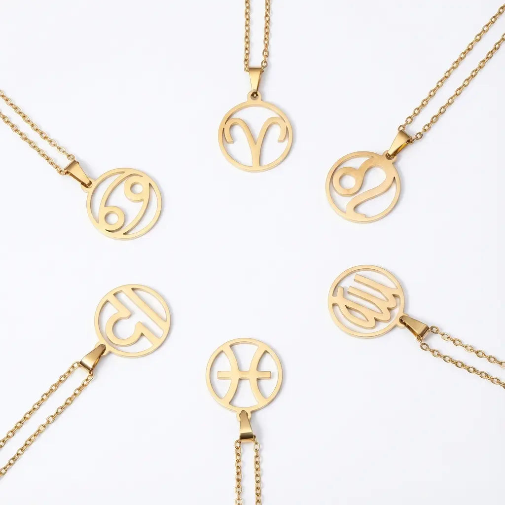 Collier signe astrologique lion