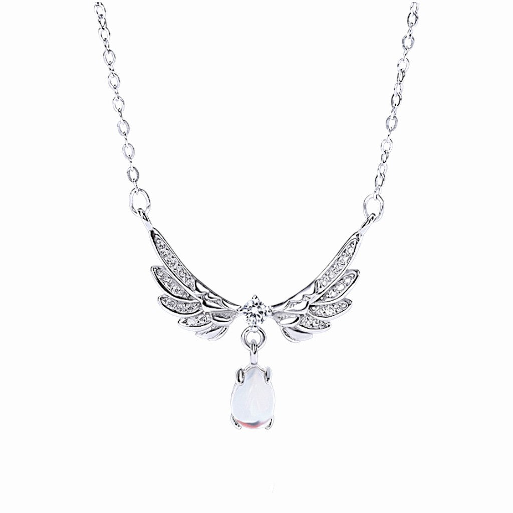 Collier ange argent