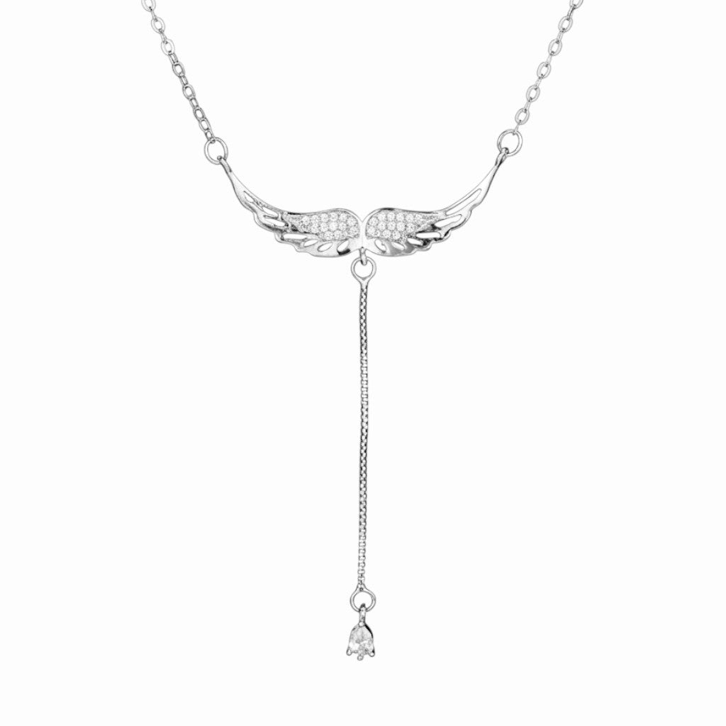 Collier ange argent femme