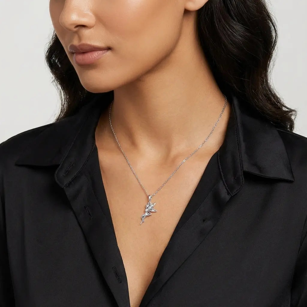 Collier ange féérique