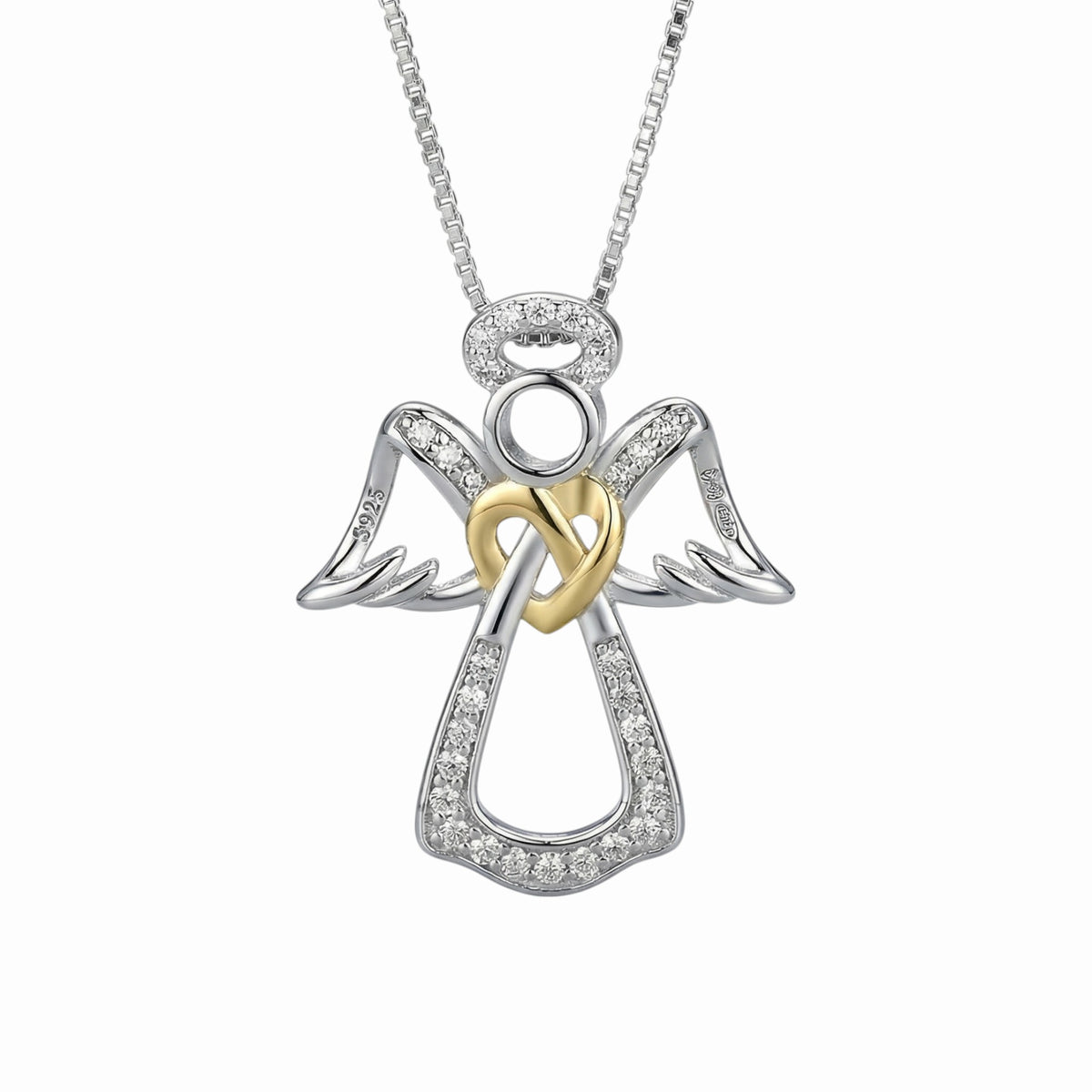 Collier ange gardien élégant