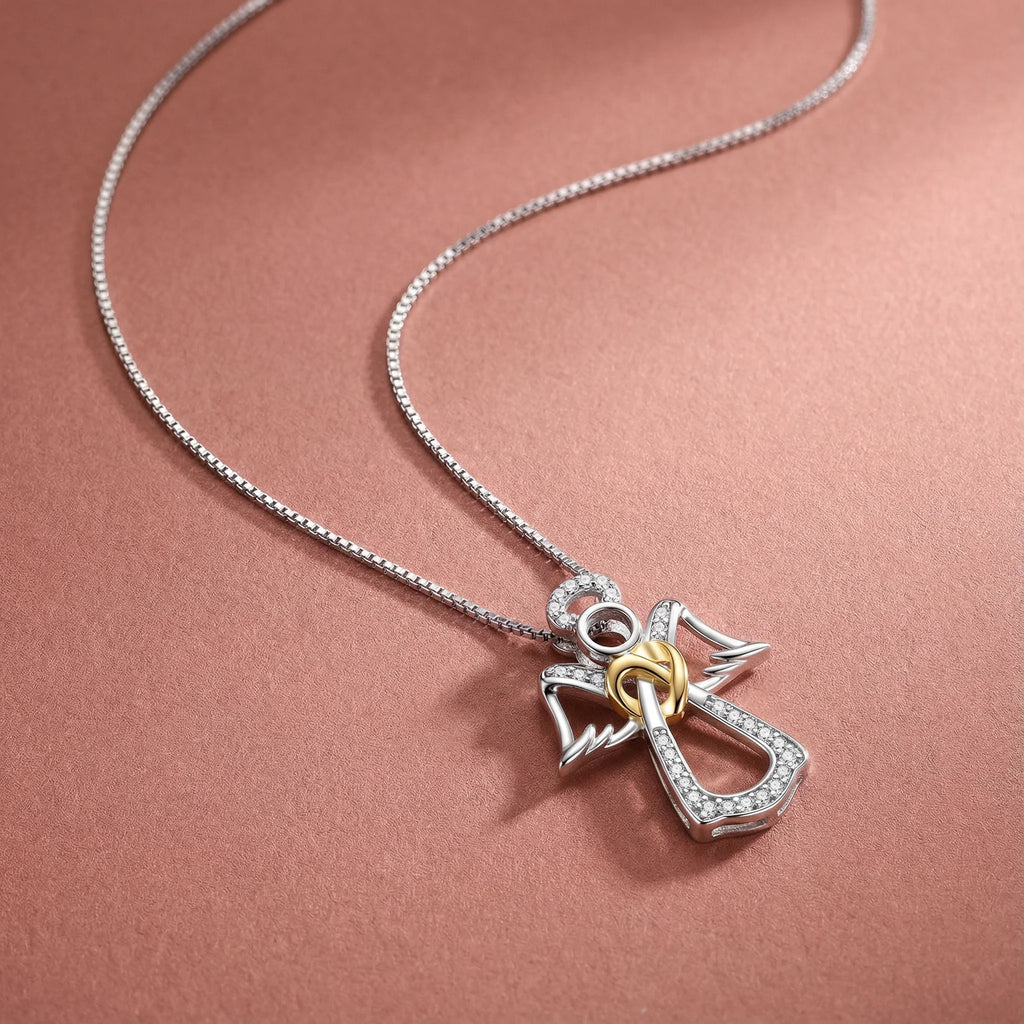 Collier ange gardien élégant