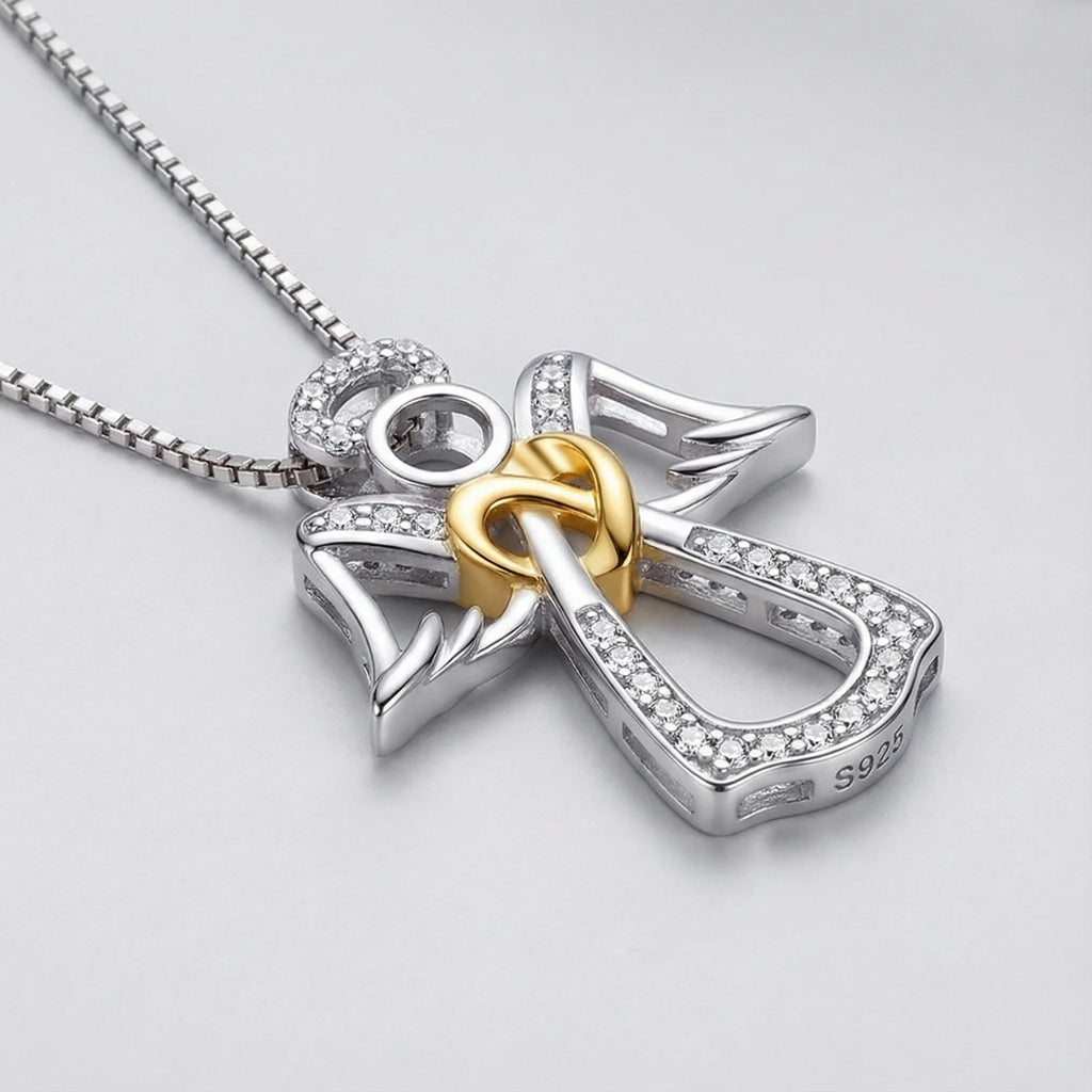 Collier ange gardien élégant