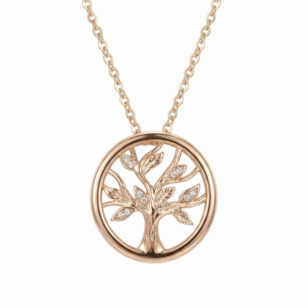 Collier arbre de vie Rose Gold