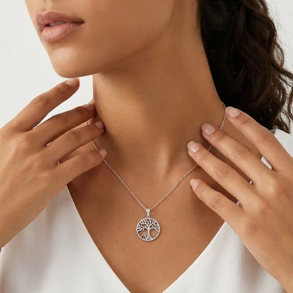 Collier arbre de vie argent