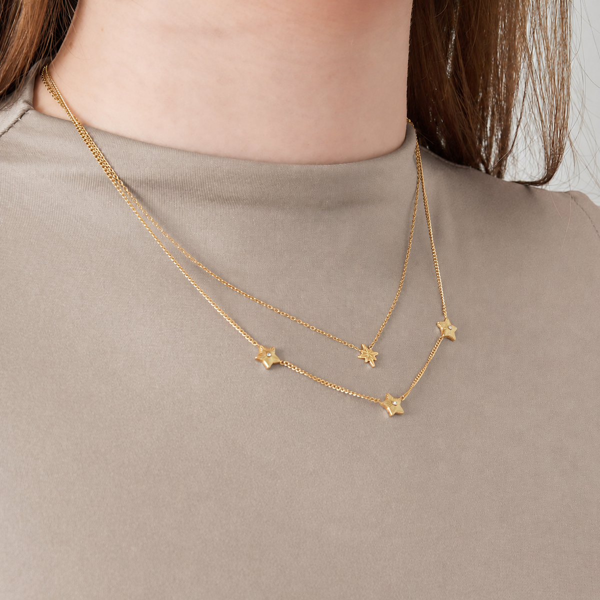 Collier ciel étoilé