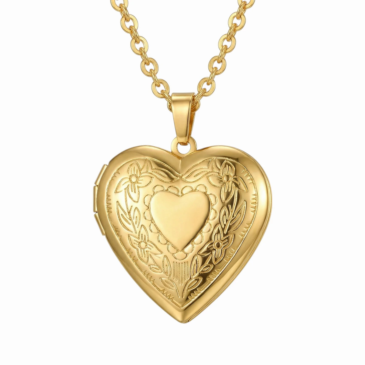 Collier cœur qui s'ouvre