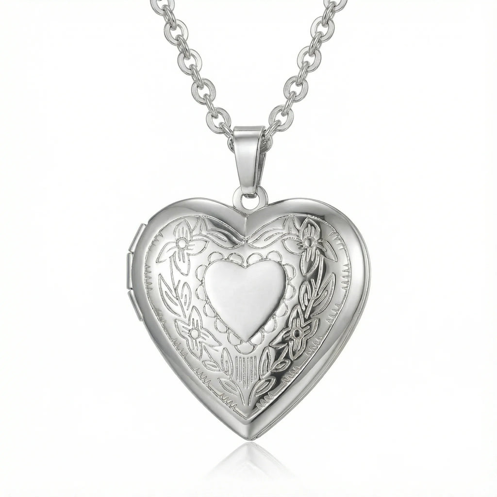 Collier cœur qui s'ouvre