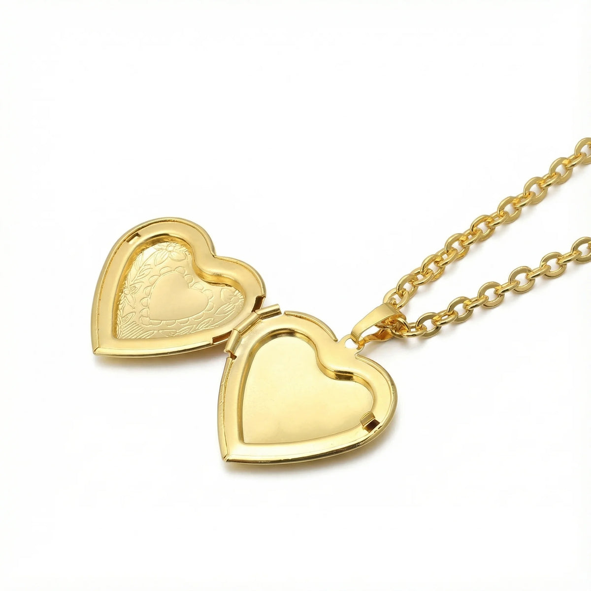 Collier cœur qui s'ouvre