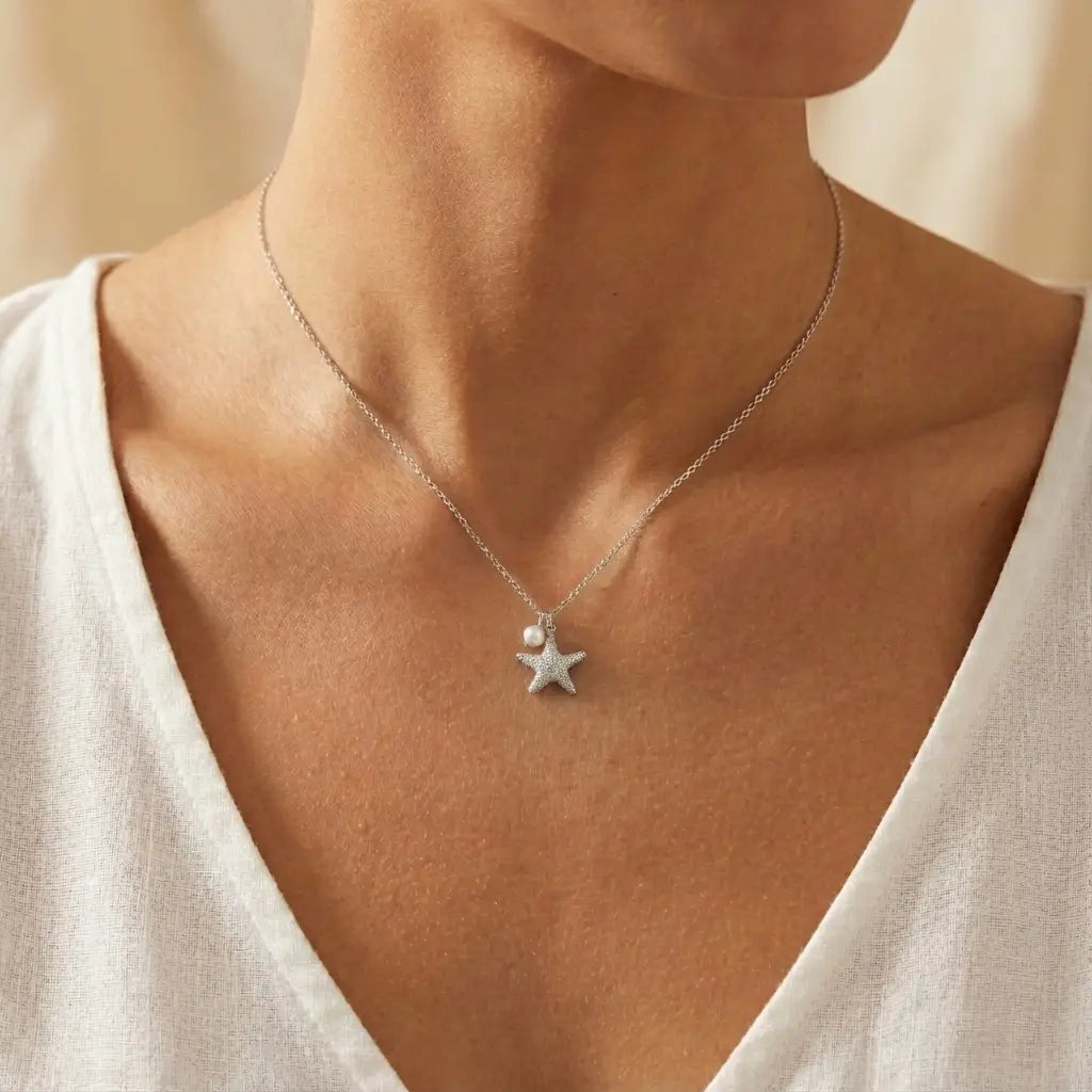 Collier coquillage étoile de mer