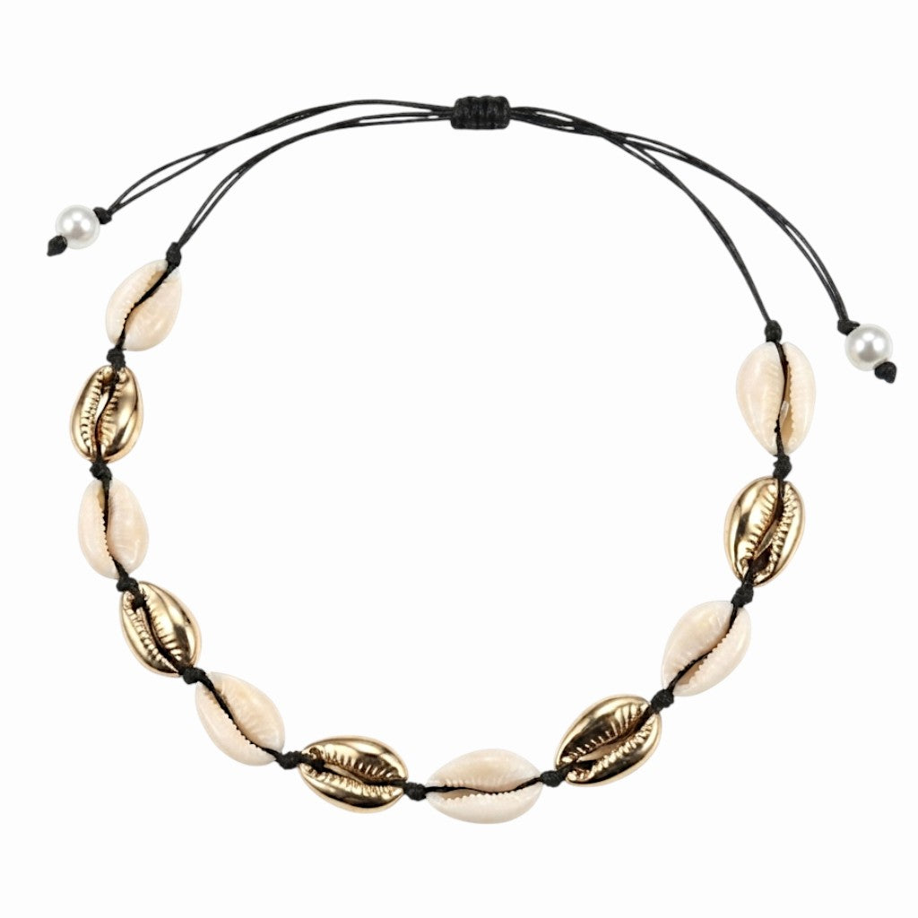 Collier coquillage surfeur