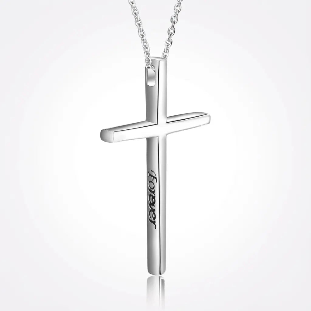 Collier croix argent pour homme