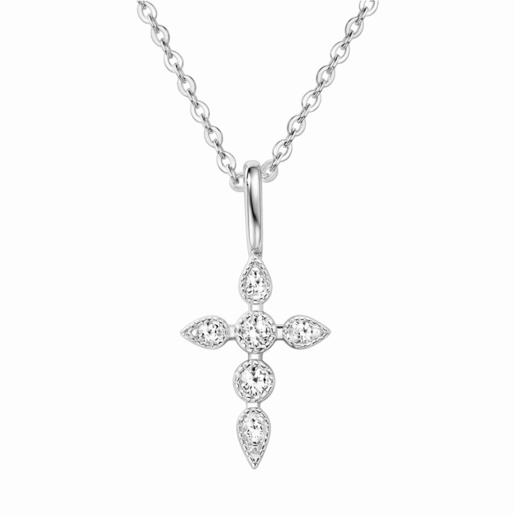 Collier croix chrétienne