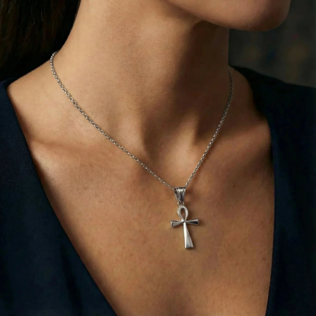 Collier croix égyptienne