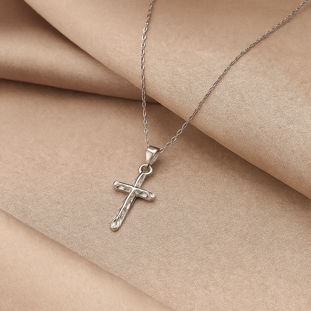 Collier Croix Femme en Argent 925
