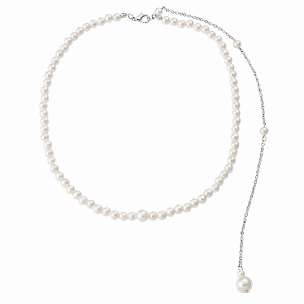 Collier de dos perlé