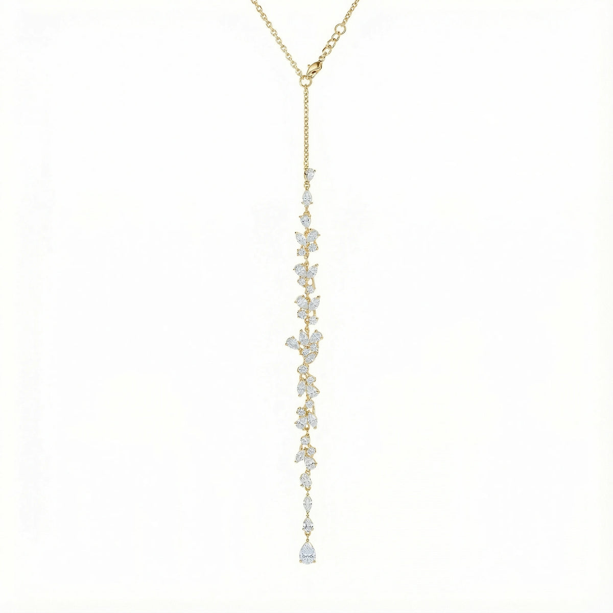 Collier de dos pierres scintillantes