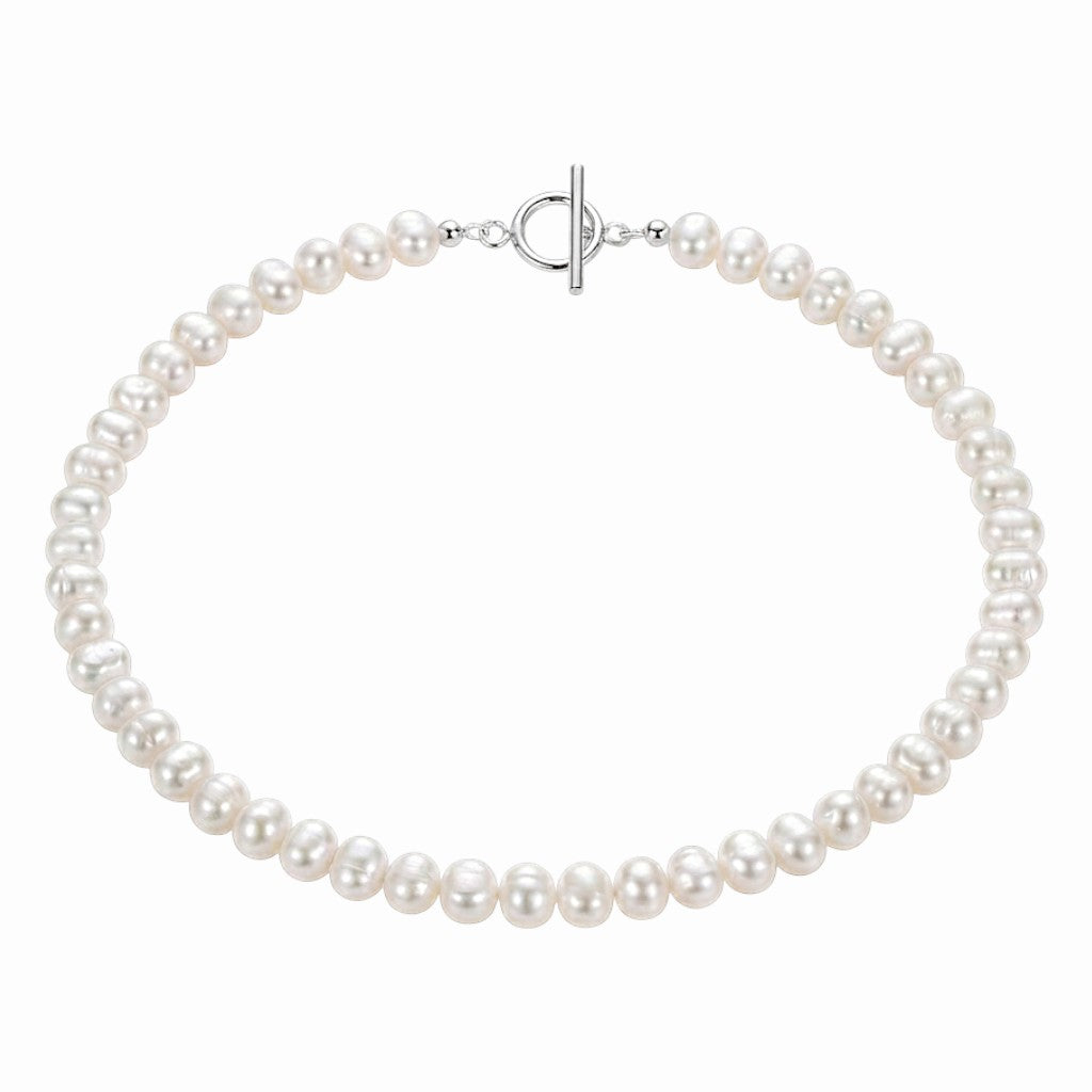 Collier de perles d'eau douce naturelles