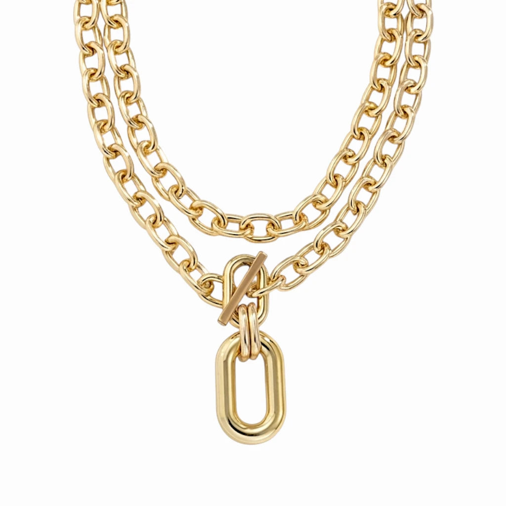 Collier en maille épaisse