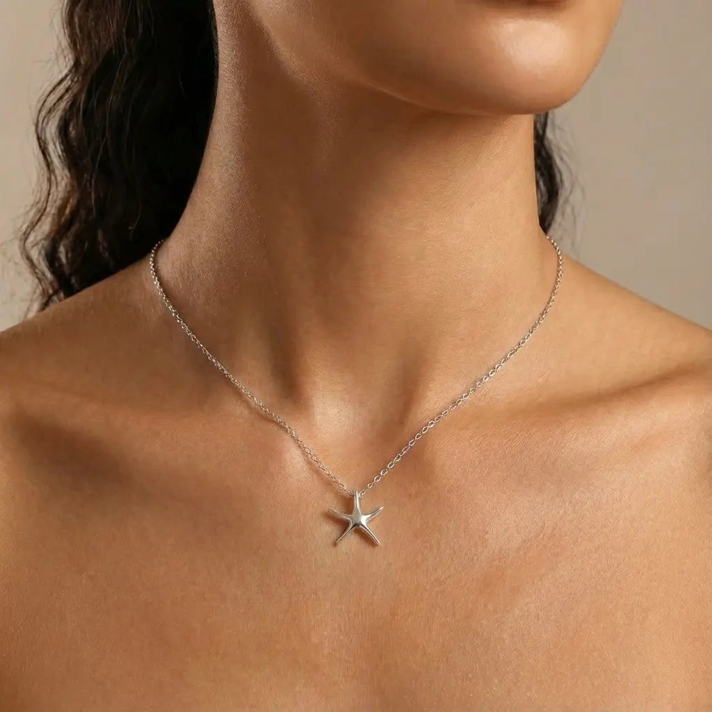 Collier et boucles étoile de mer