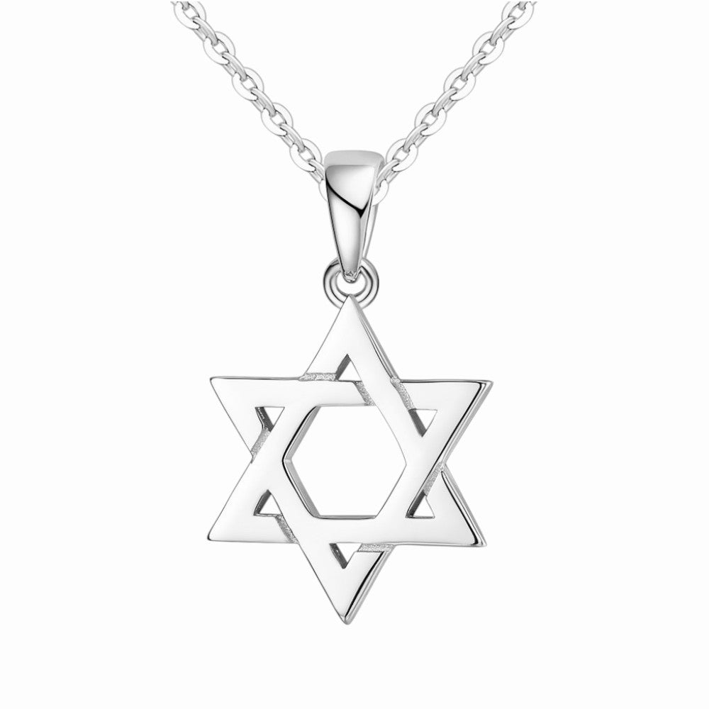 Collier étoile David Or