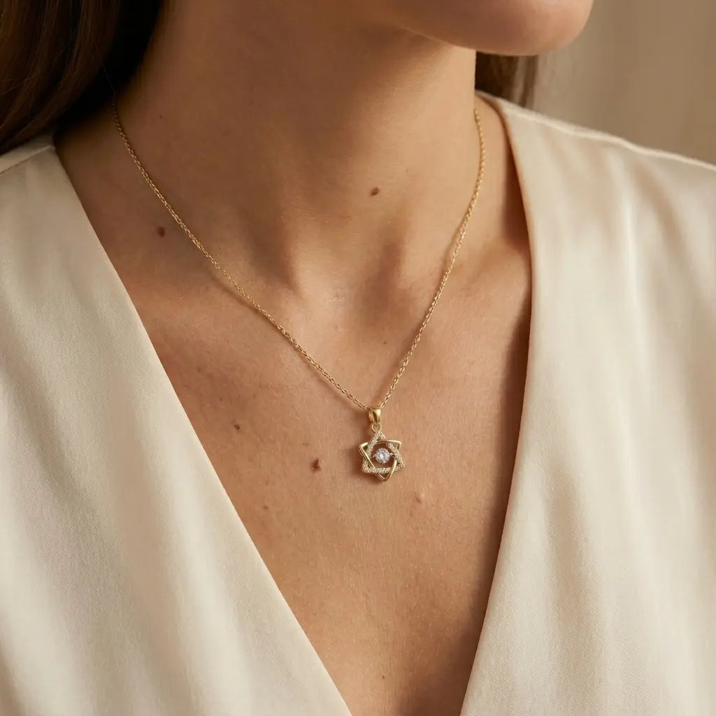 Collier étoile de David
