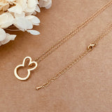 Collier lapin tendance