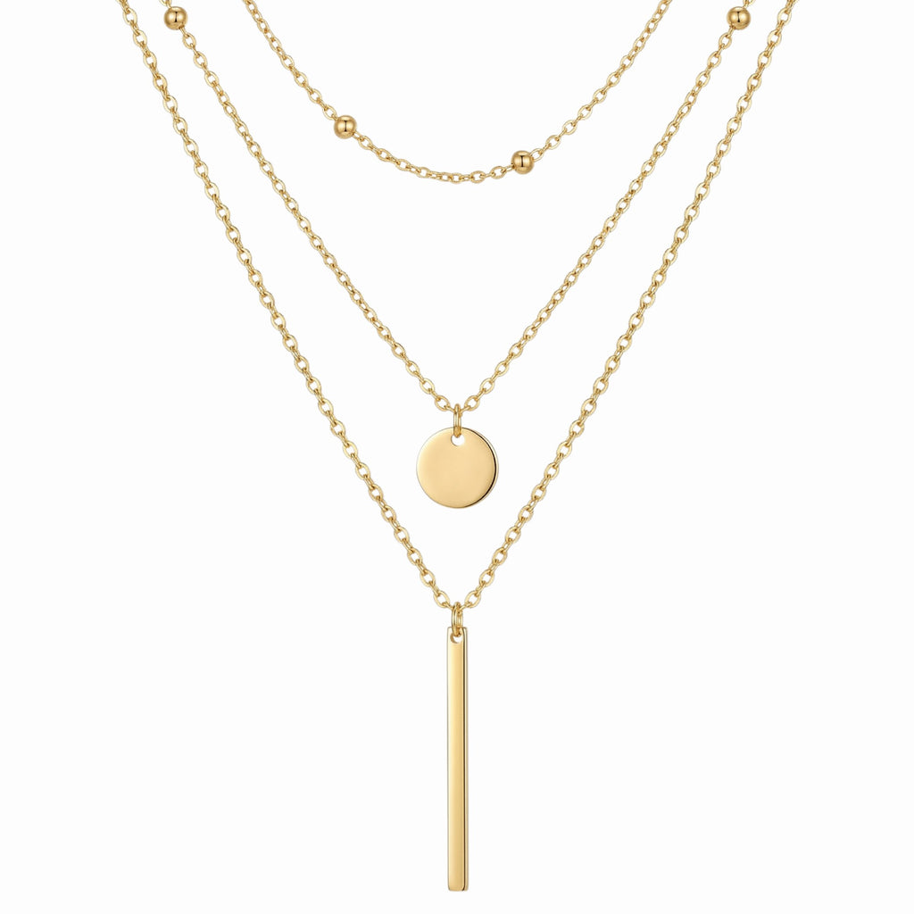 Collier multirang fin