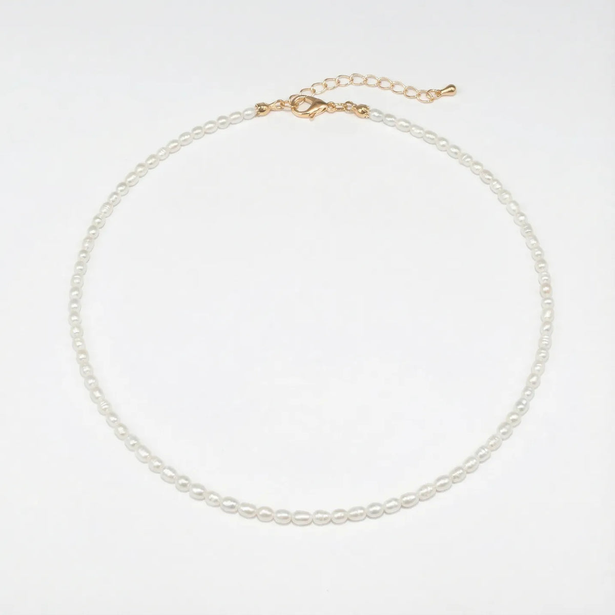 Collier en perles d'eau douce irrégulières