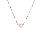 Collier perle blanche