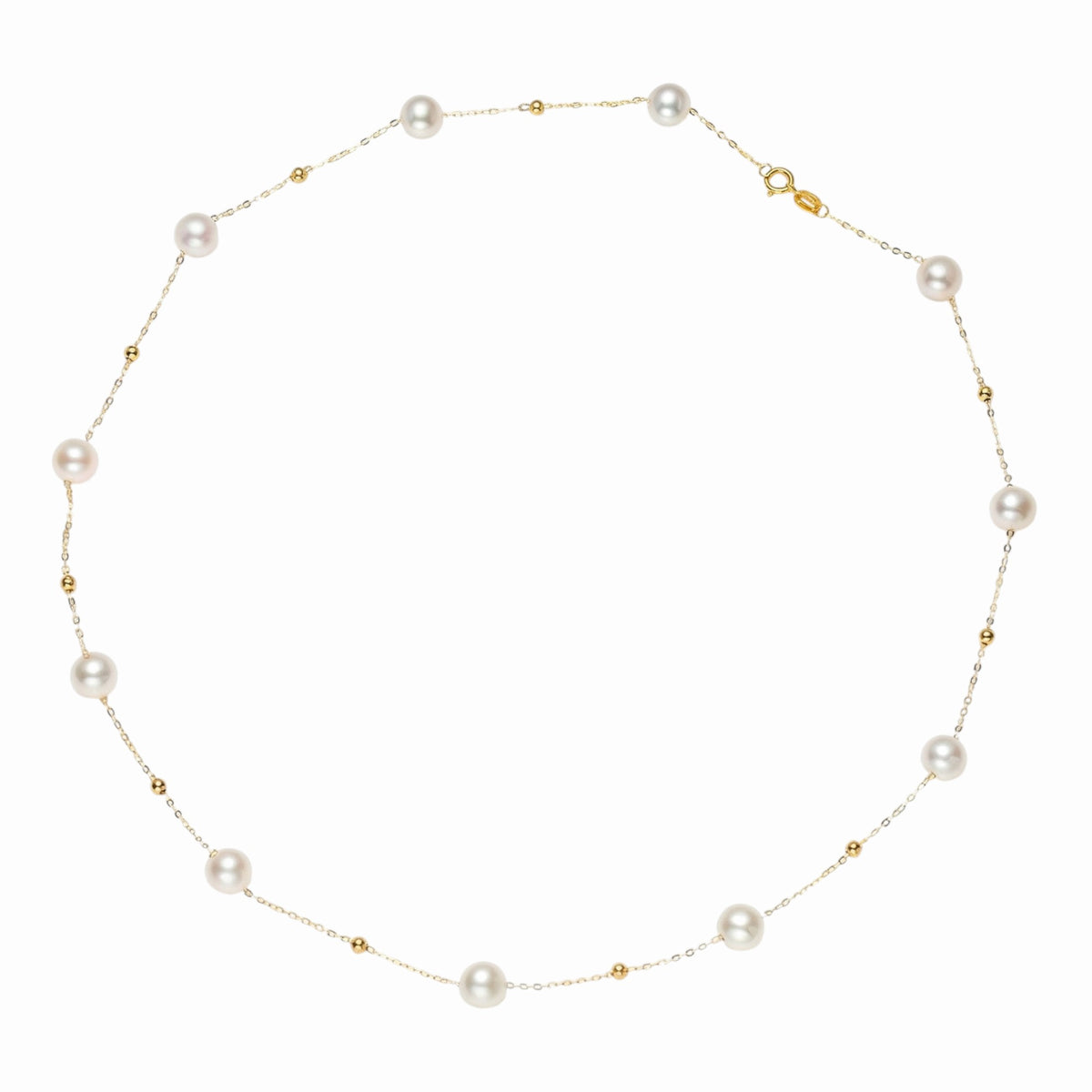 Collier perle chic et doré