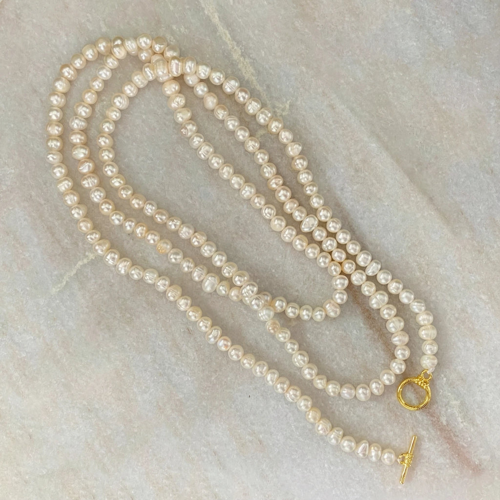 Collier perle d'eau douce