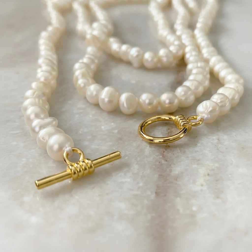 Collier perle d'eau douce