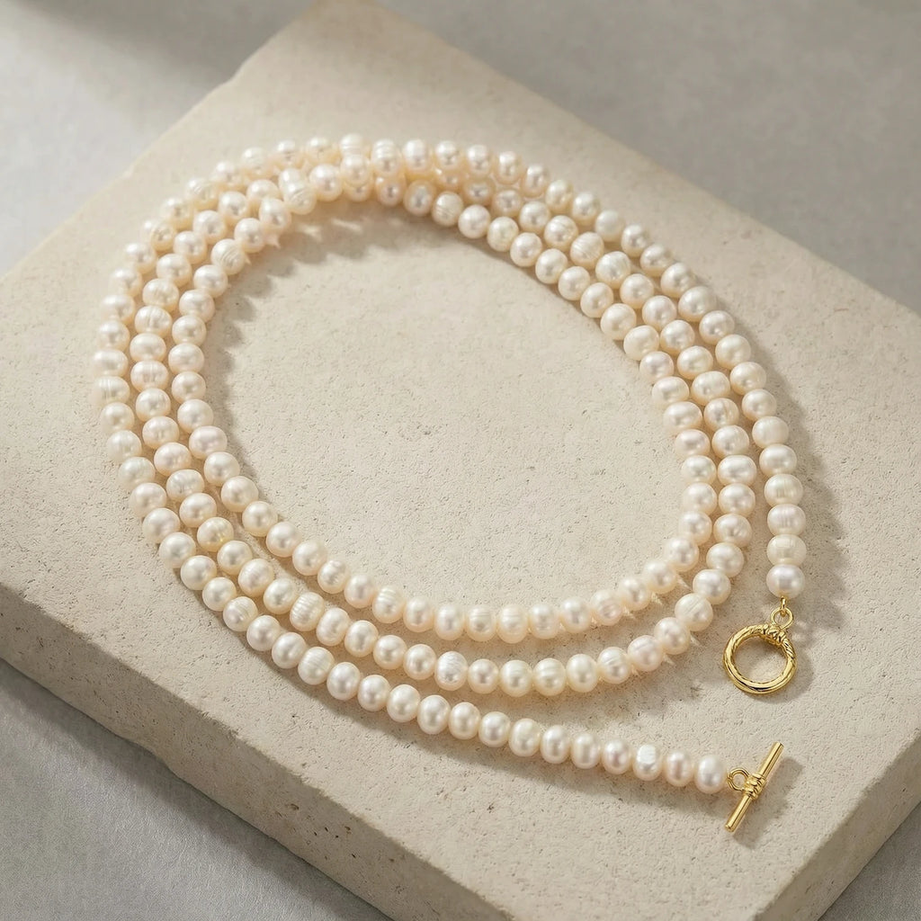 Collier perle d'eau douce