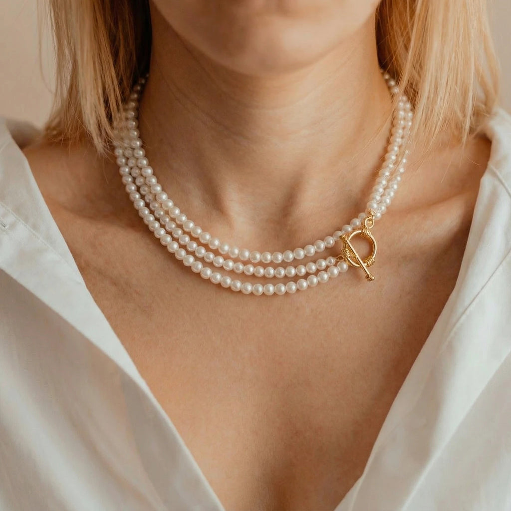 Collier perle d'eau douce