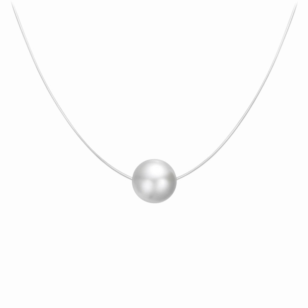 Collier perle fil de pêche