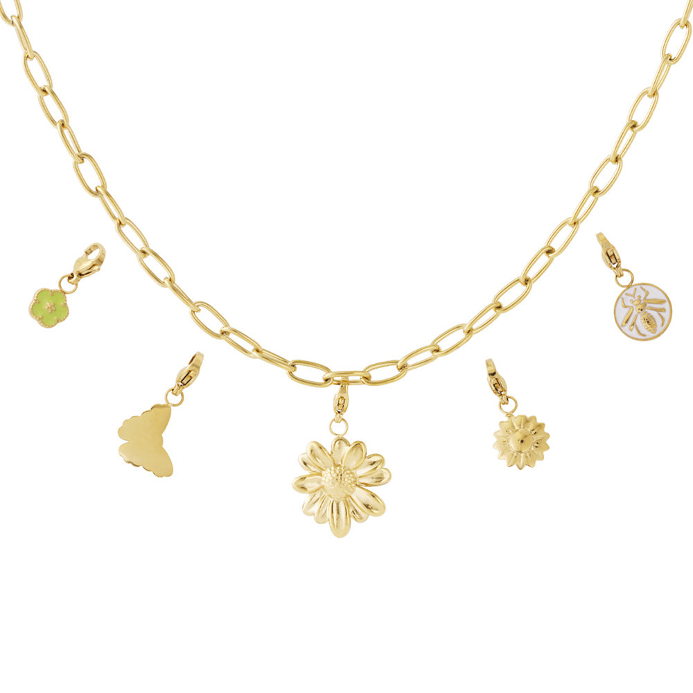 Collier personnalisable au style floral et printanier