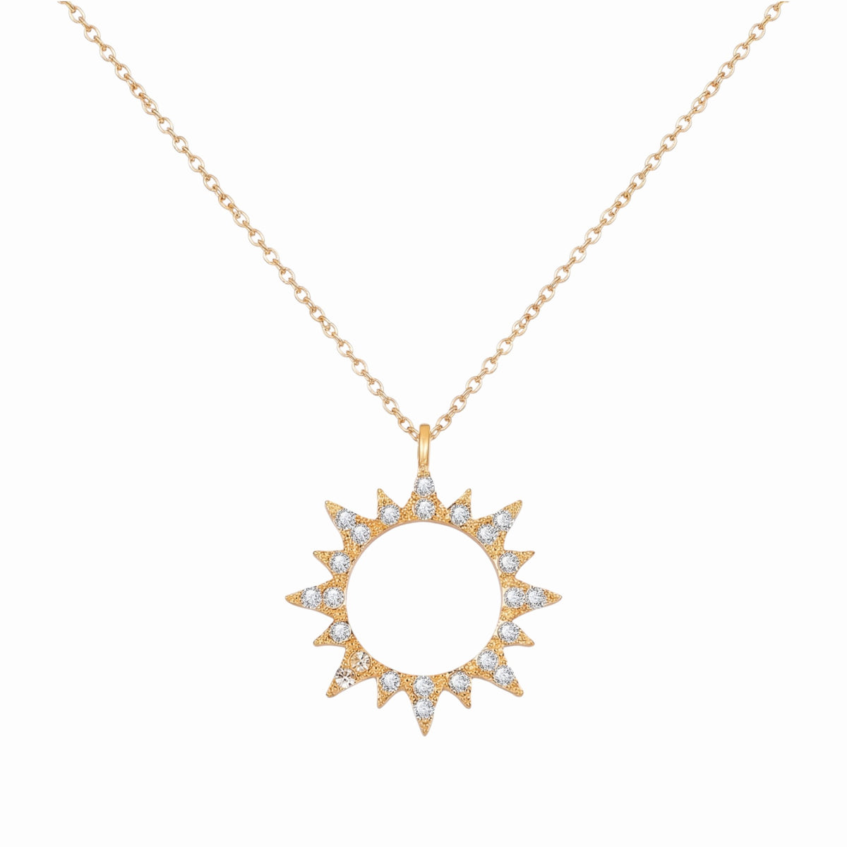 Collier soleil ras du cou