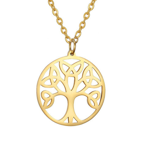 Pendentif arbre de vie acier