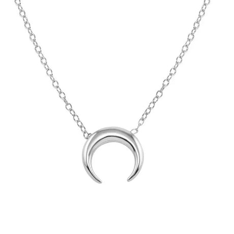 Collier lune argent