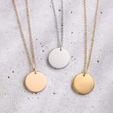 Collier minimaliste rond