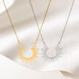 Pendentif soleil or