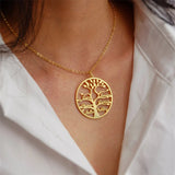 Collier arbre de vie personnalisé