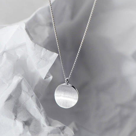 Collier rond argent