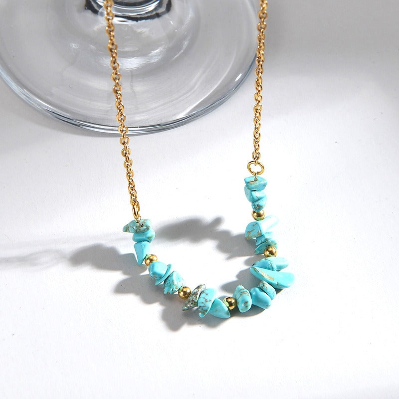 Collier pierre semi-précieuse