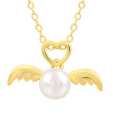 Pendentif ange perle