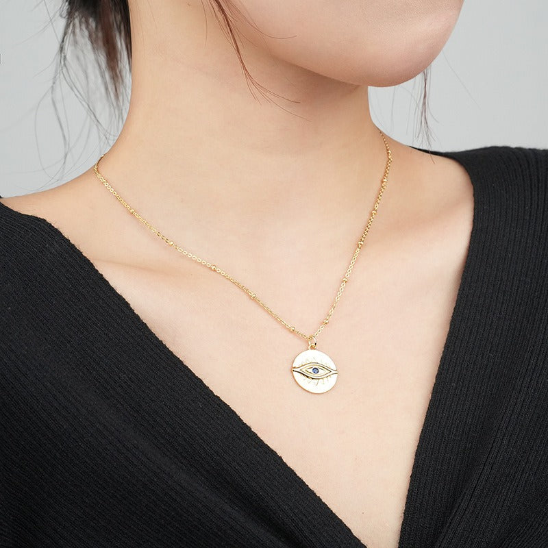 Collier œil or