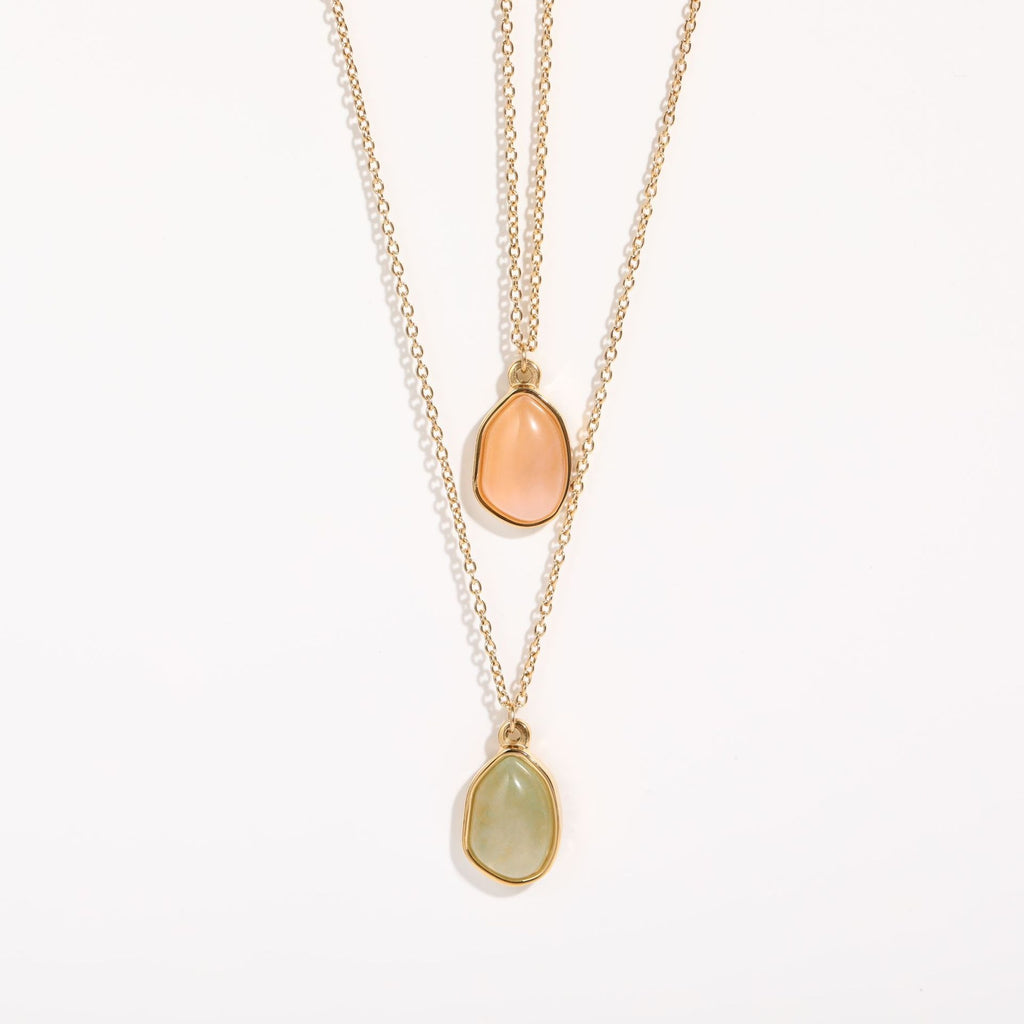 Pendentif pierre brute